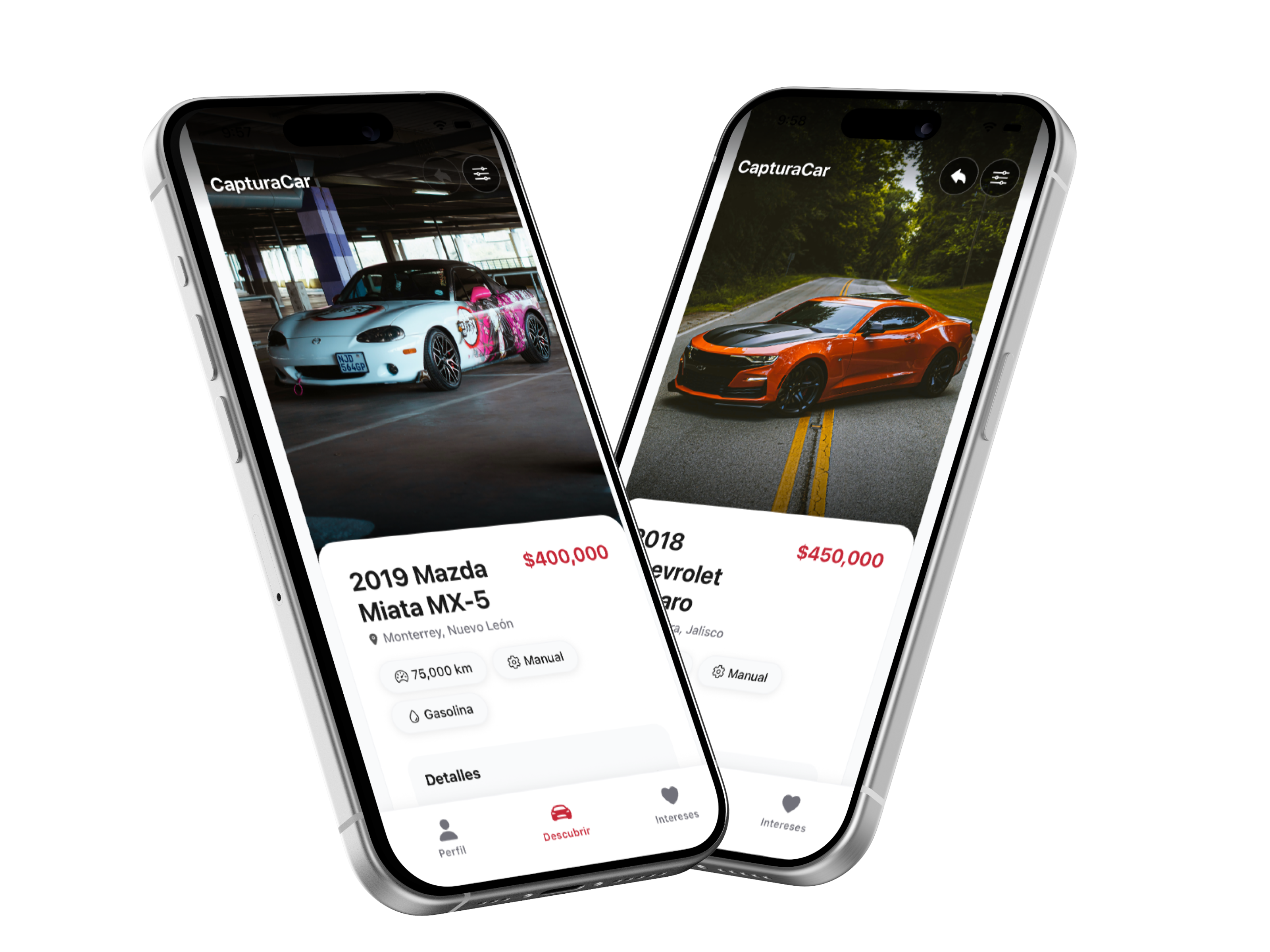 CapturaCar App Preview